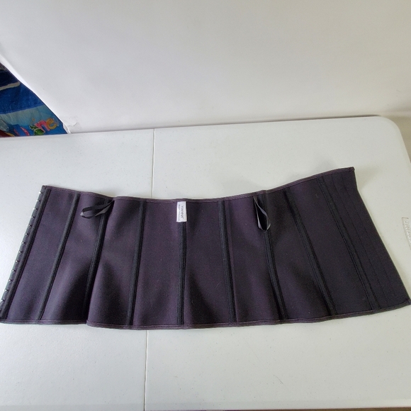 Yianna Women's Corset Waist Trainer Size Large Underbust Body Shaper Black - Picture 3 of 14